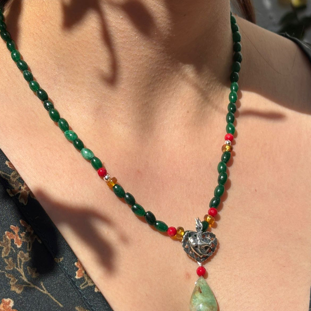 Collar Corazón de luz