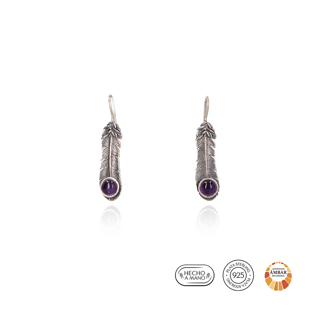 Aretes Pluma de Libertad