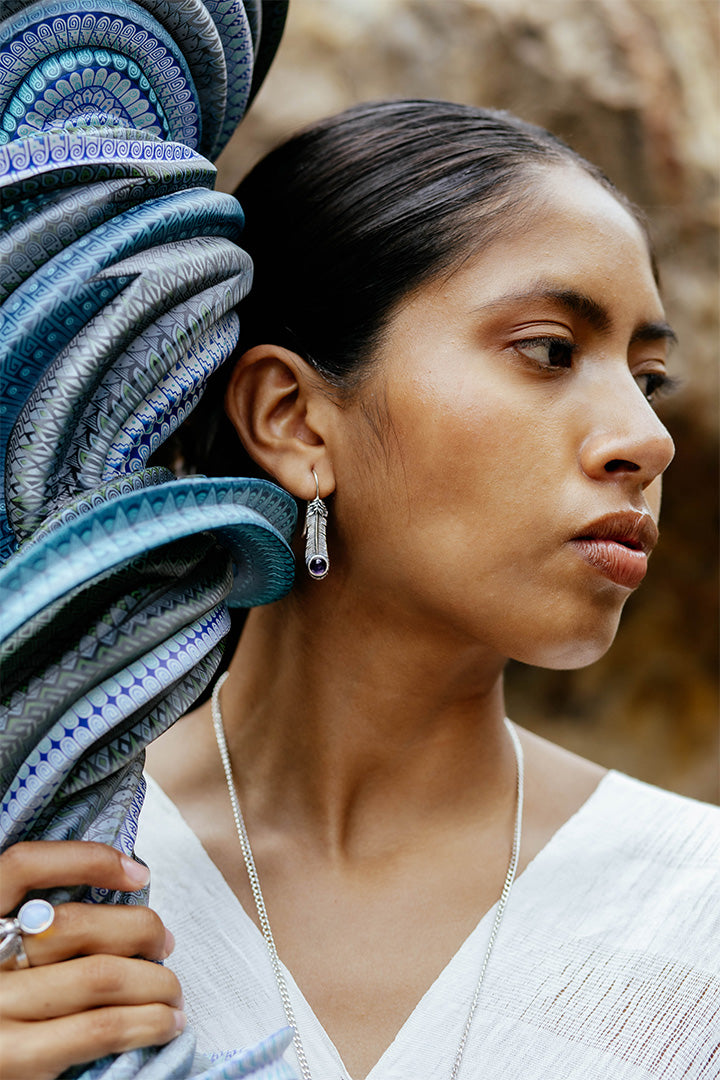 Aretes Pluma de Libertad