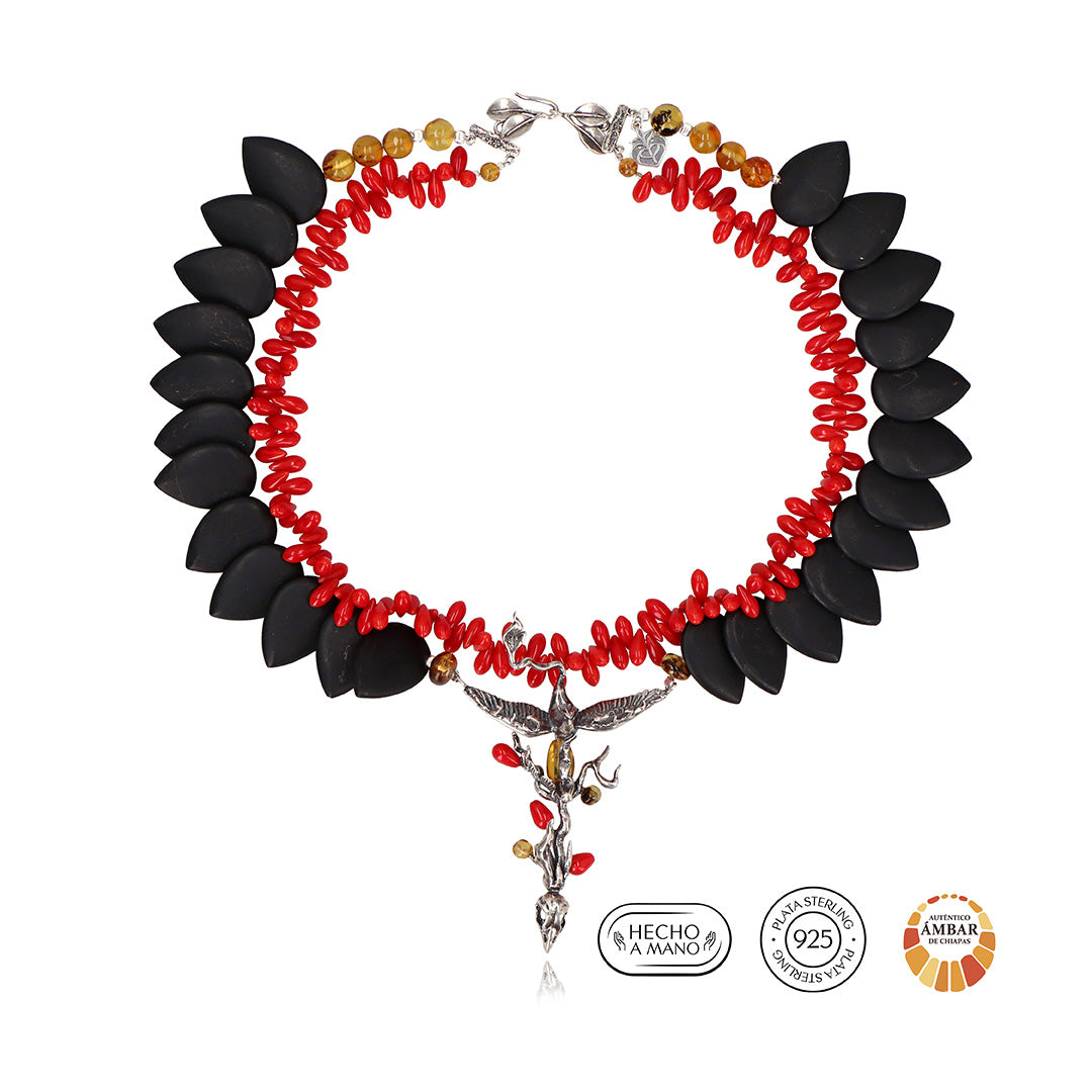 Collar Bastón de Poder Fuego