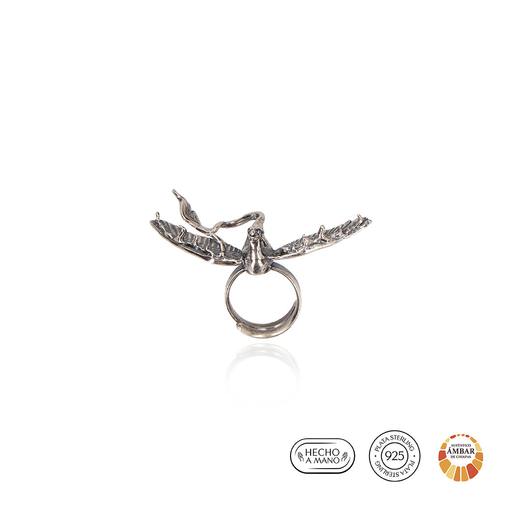 Anillo Vuelo de Ave Fénix