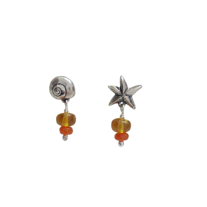 Aretes Estrella y Caracol