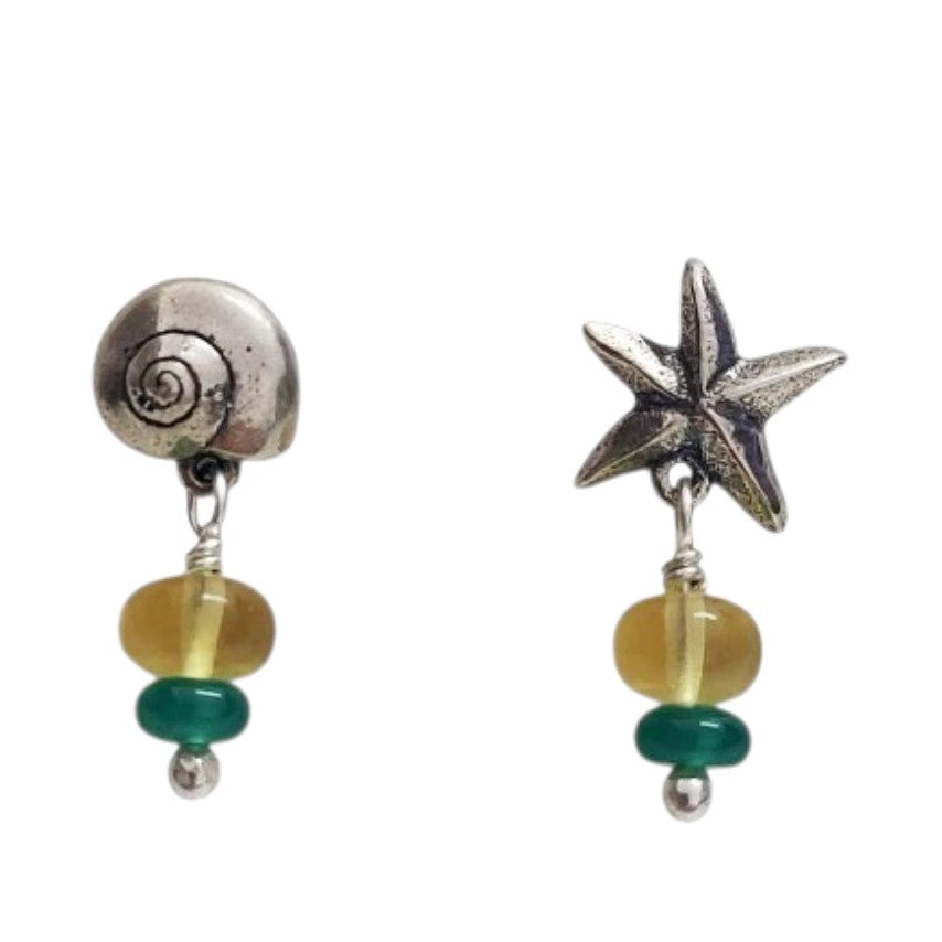 Aretes Estrella y Caracol