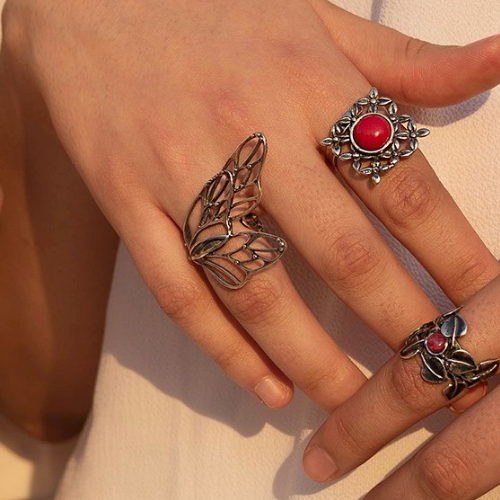 Ring 3 Butterfly Wings