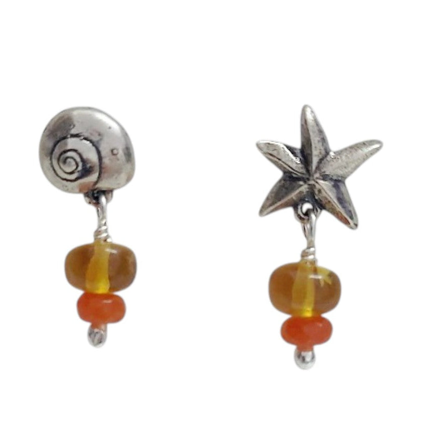 Aretes Estrella y Caracol