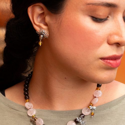 Aretes Abeja Reina