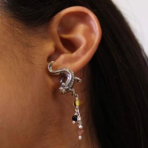 Small Axolotl Earrings