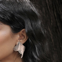 Aretes Hoja de Helecho Ángel