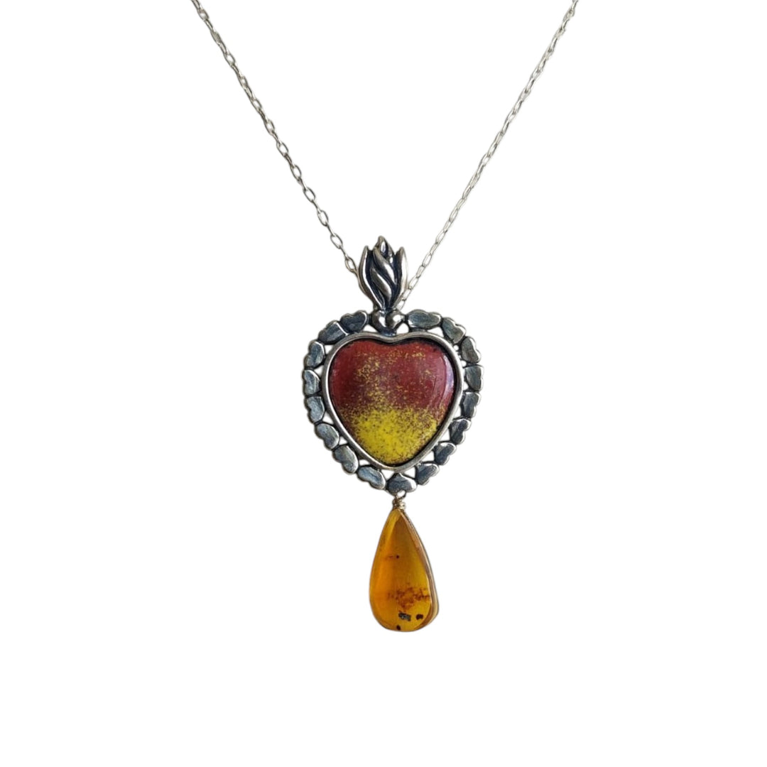 Gargantilla Corazón Esmaltado