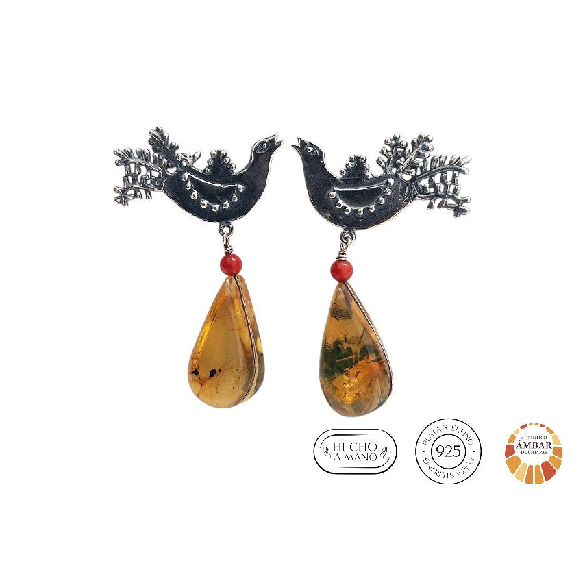 Aretes Ave Plumosa Ch.