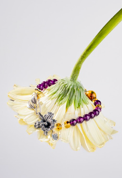 Pulsera Orquídea Lunar