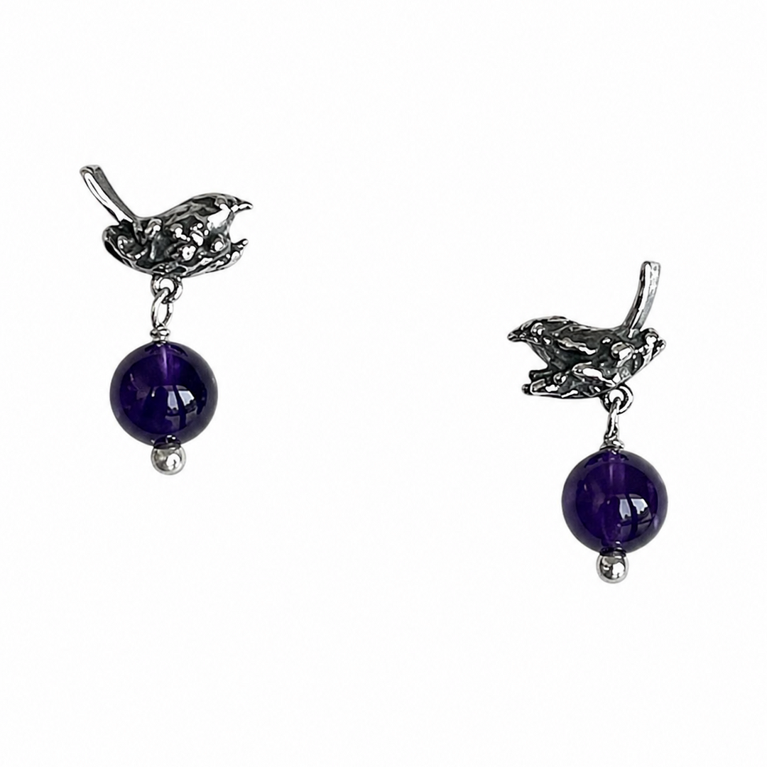 Aretes Pajarito Nido Biociclos