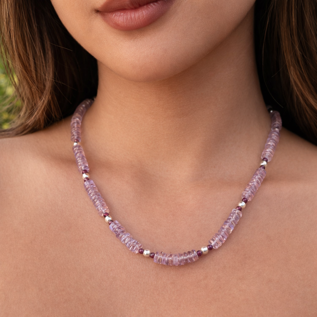 Various Stone Necklace 