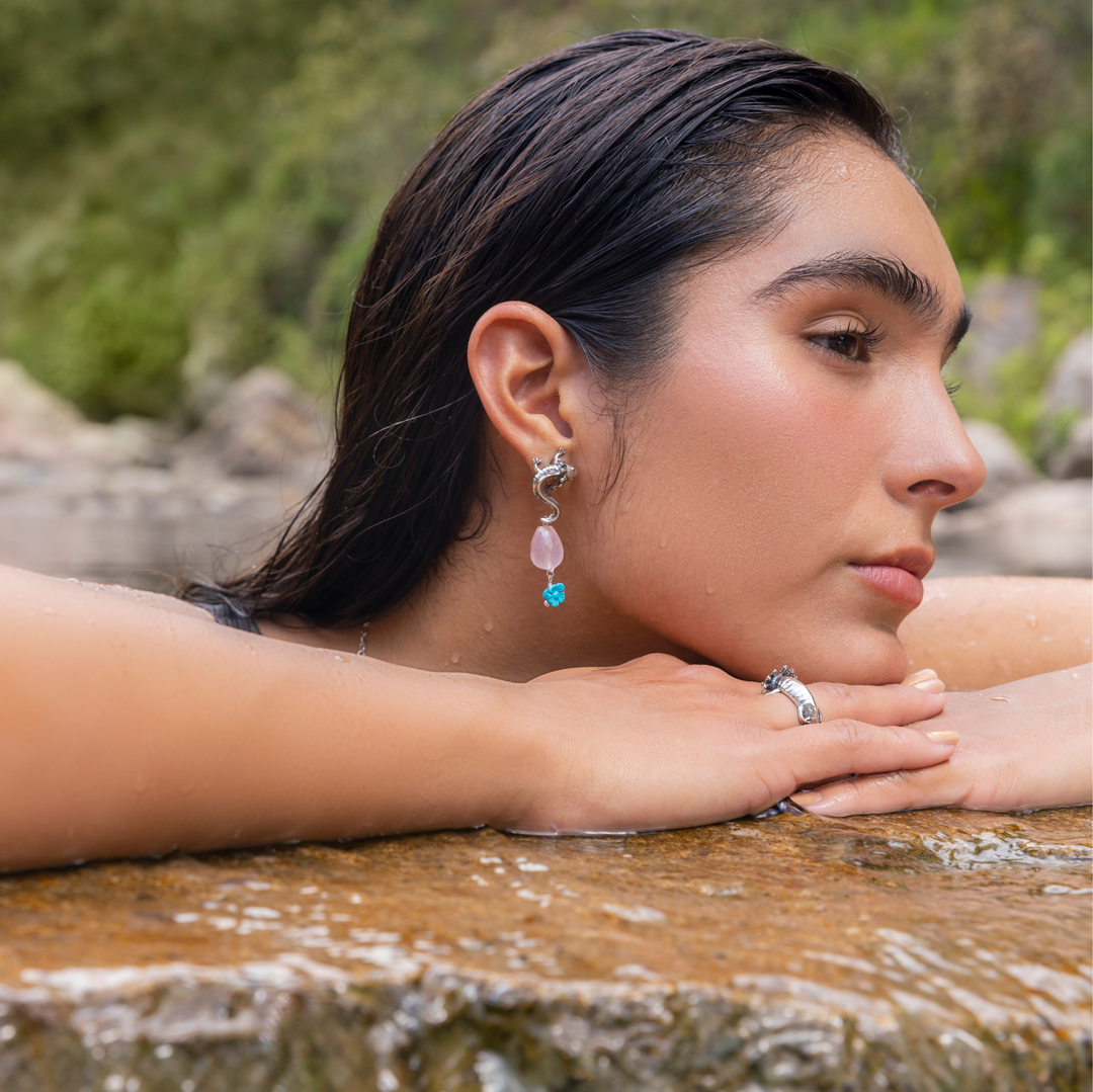 Small Axolotl Earrings