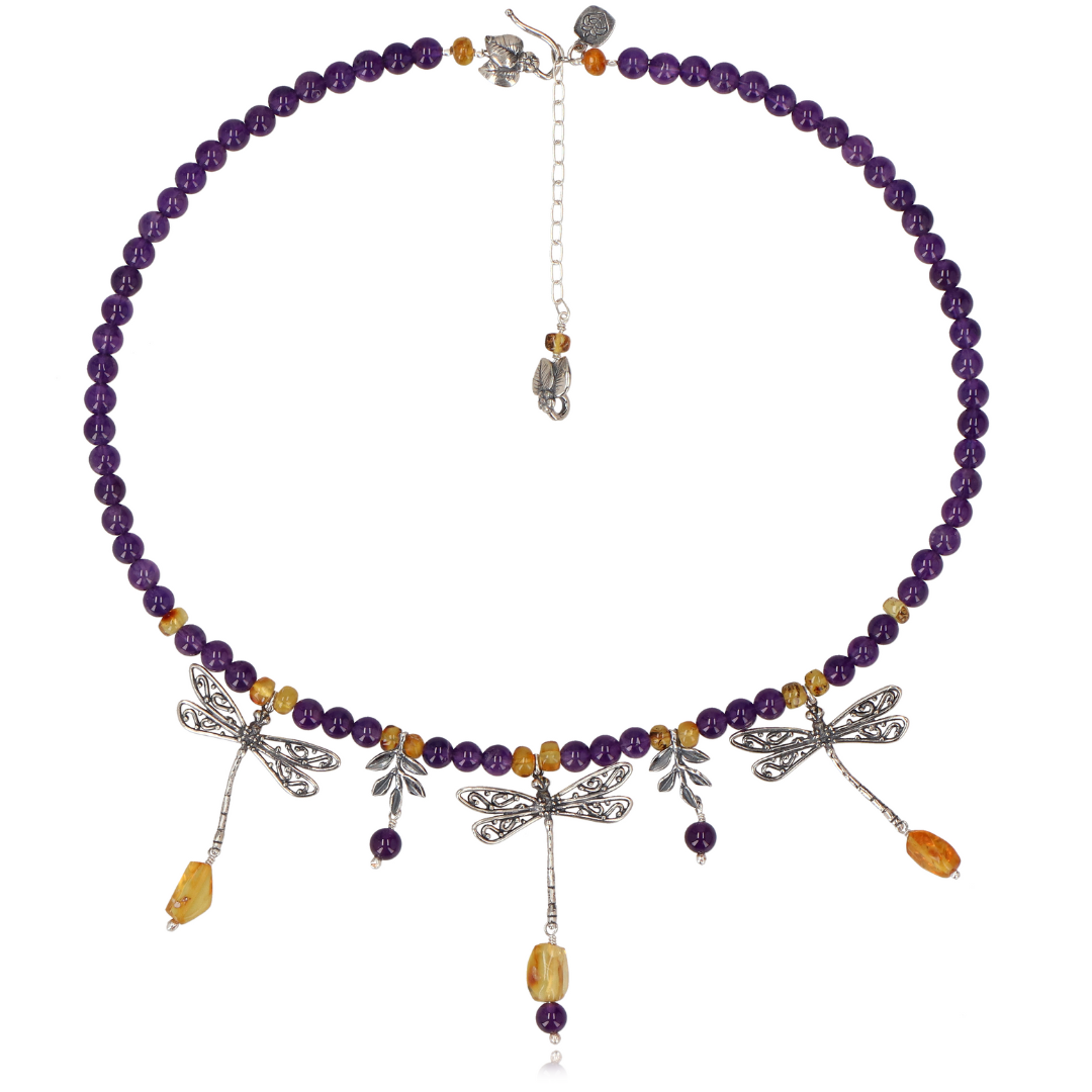 3 Dragonflies Necklace