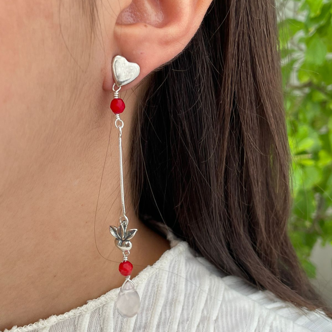 Long Heart of Hearts Earring