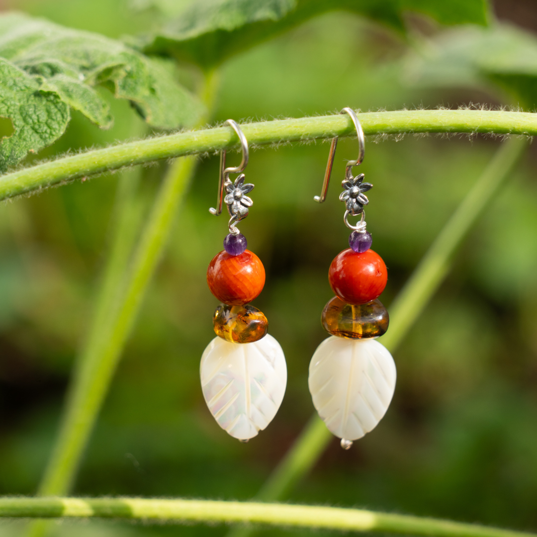 Aretes Resplandor de Malva
