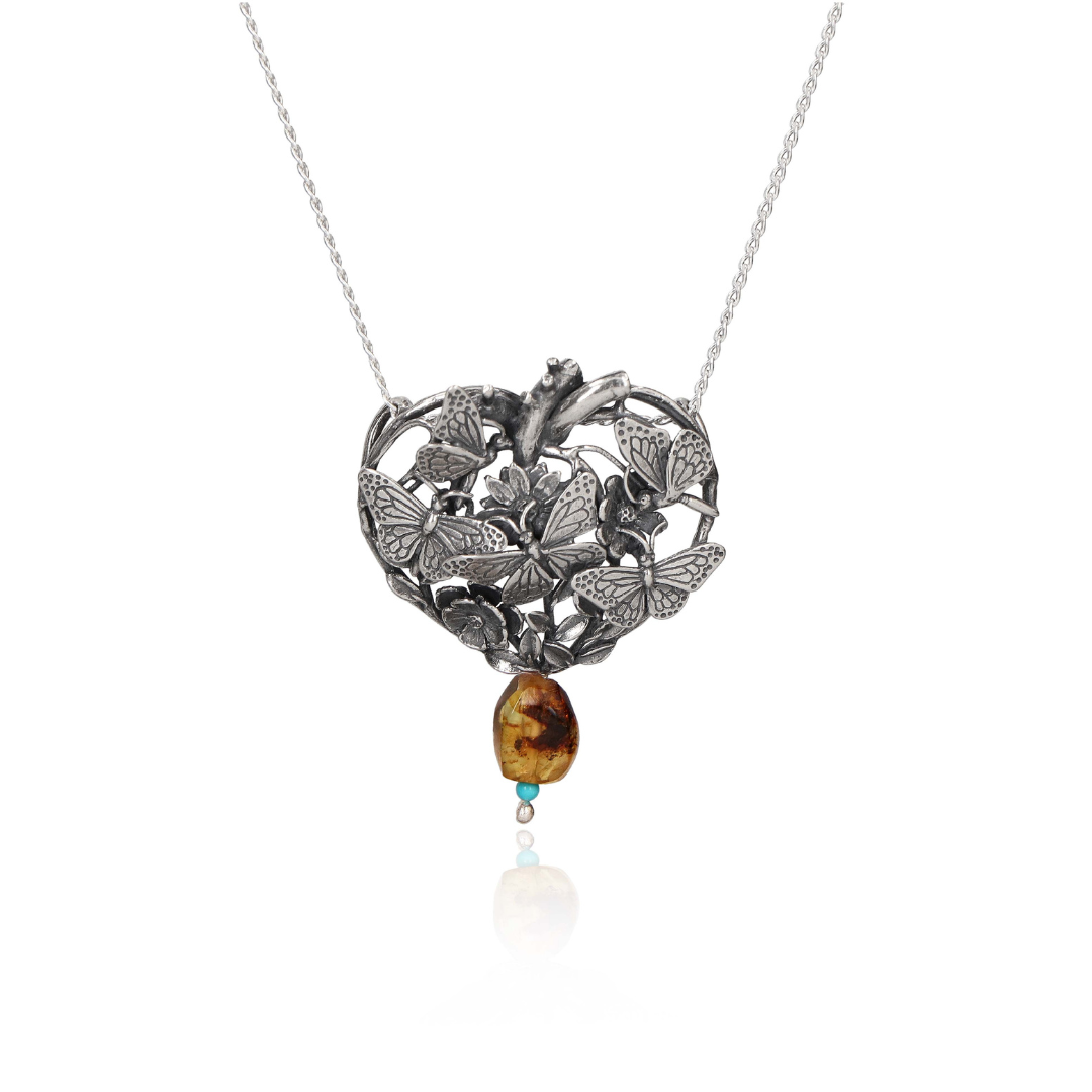 Heart Butterfly Choker