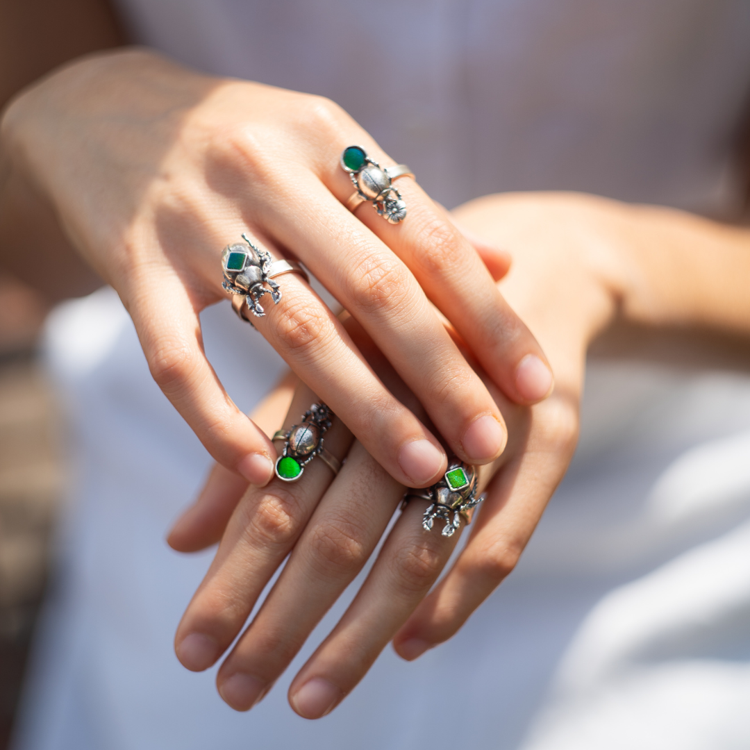 Majestic Truquil Scarab Ring