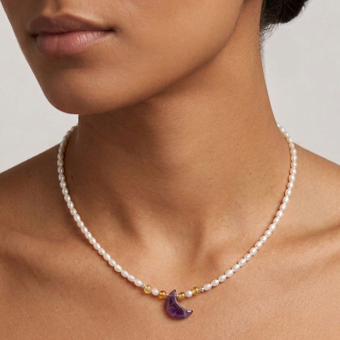 Collar Orquídea Lunar Mini