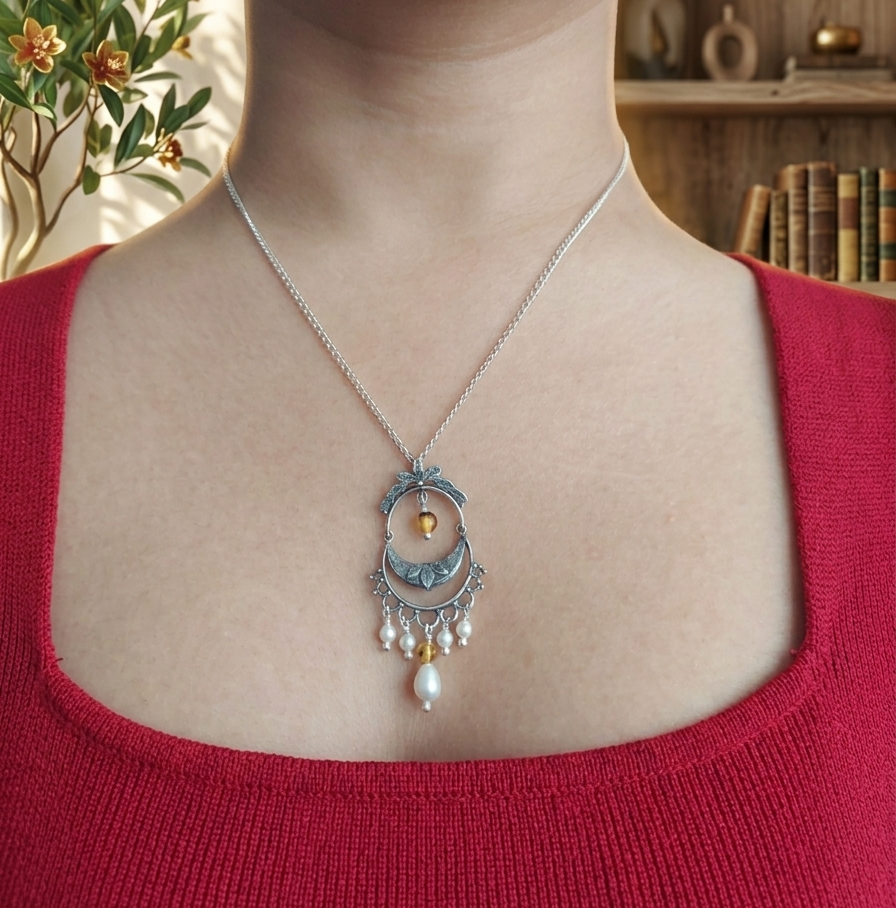 Antique Earring Choker