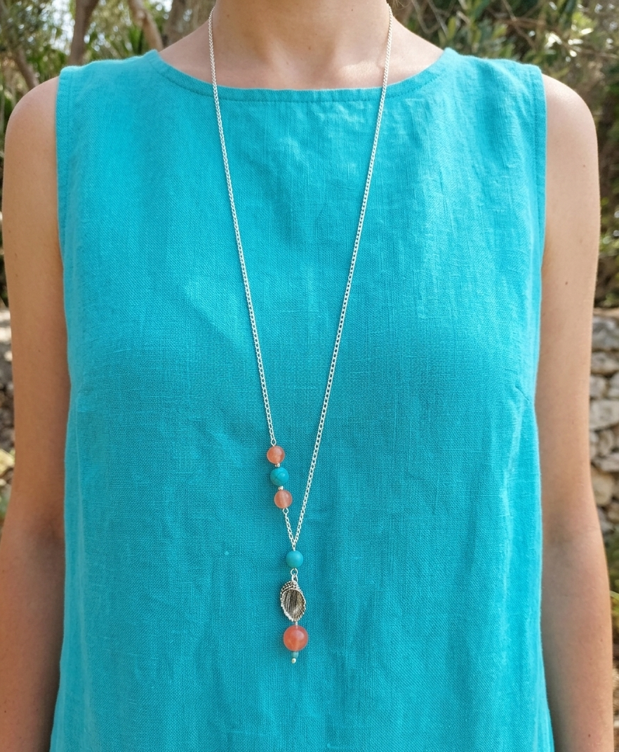 Long Purple Snail Choker