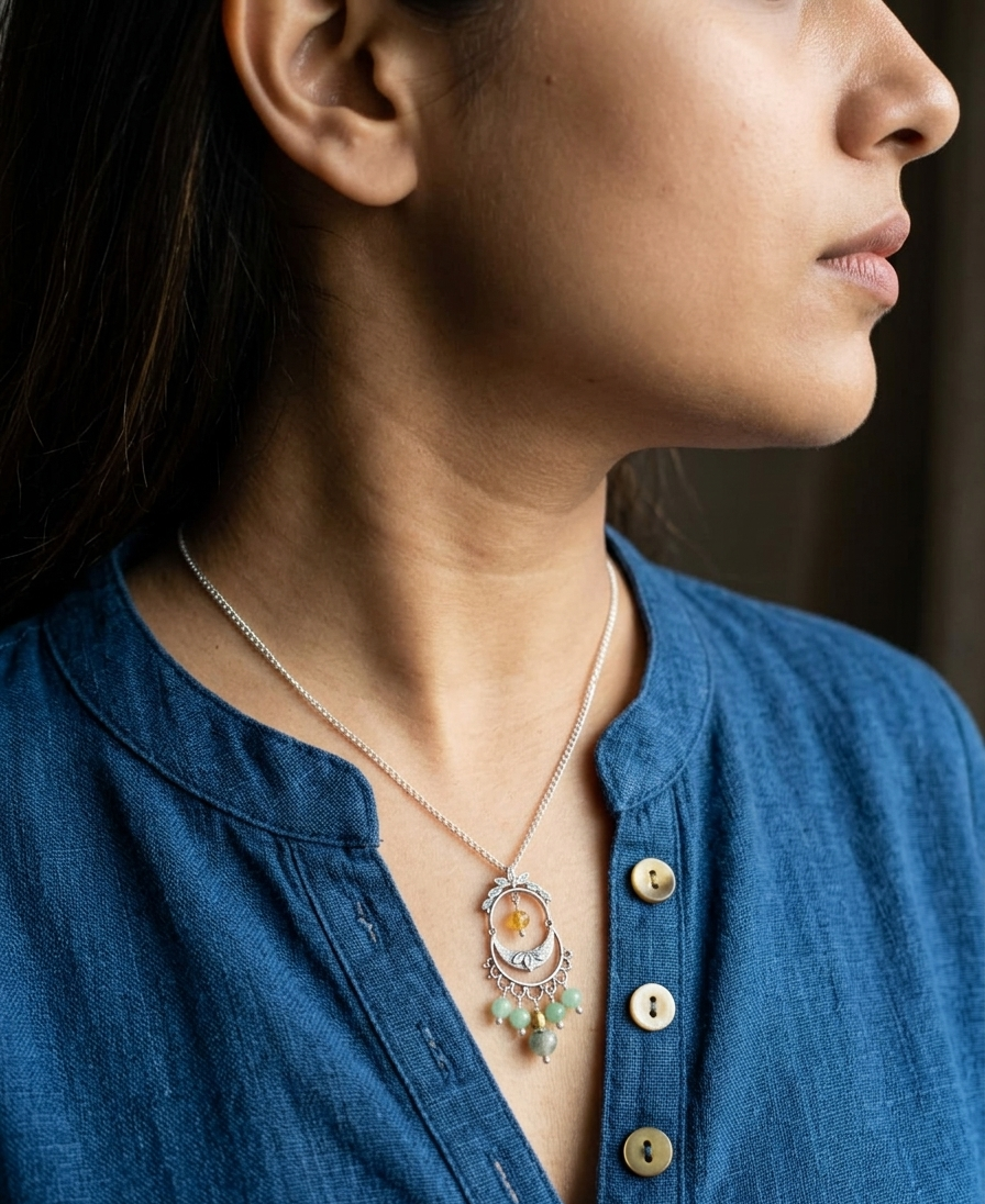 Antique Earring Choker