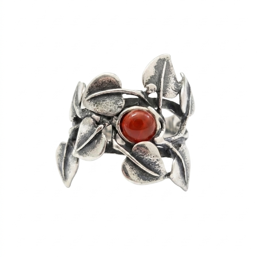 Anillo Hojas Música Gde