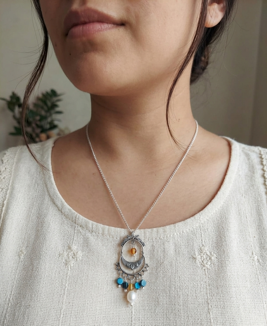 Antique Earring Choker