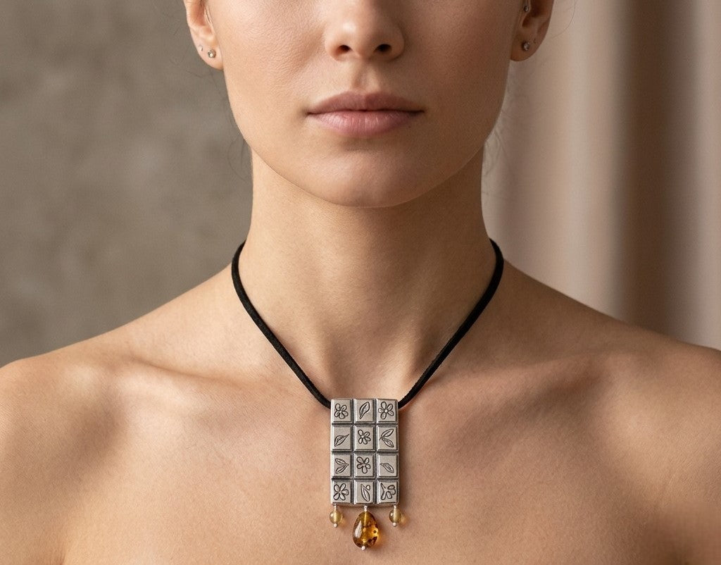 Engraved Chocolate Bar Pendant