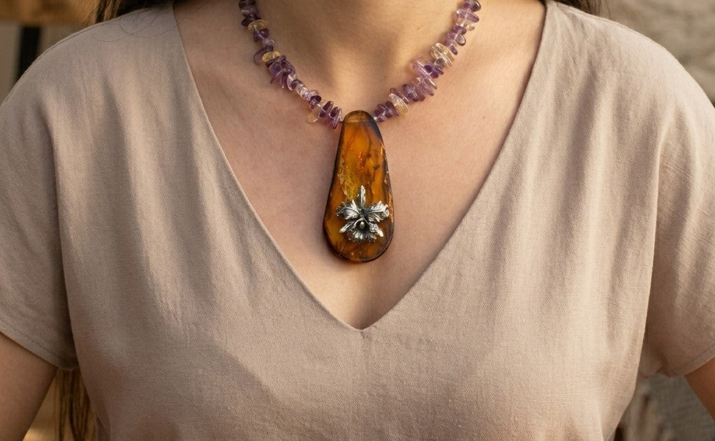 Collar Alma de Orquídea