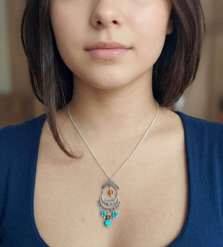Antique Earring Choker