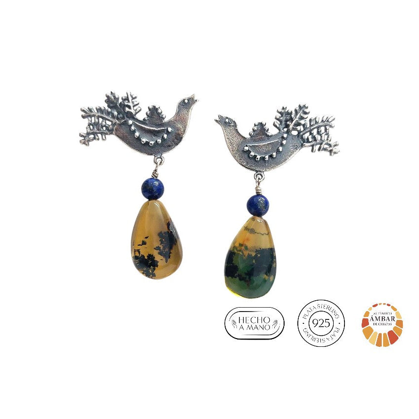 Aretes Ave Plumosa Ch.