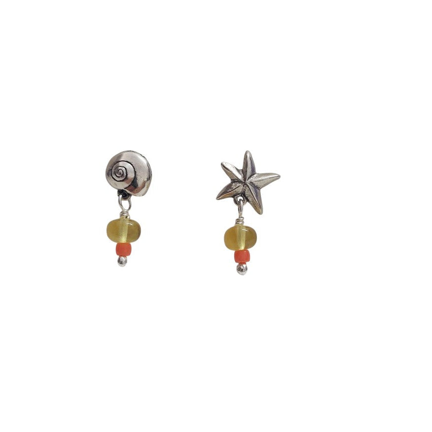 Aretes Estrella y Caracol