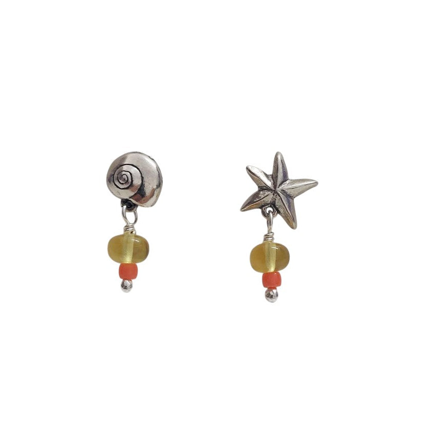 Aretes Estrella y Caracol