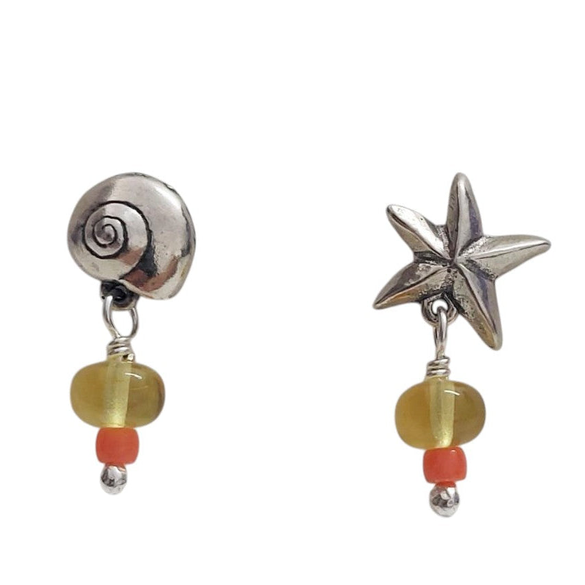 Aretes Estrella y Caracol