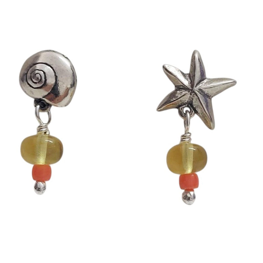 Aretes Estrella y Caracol