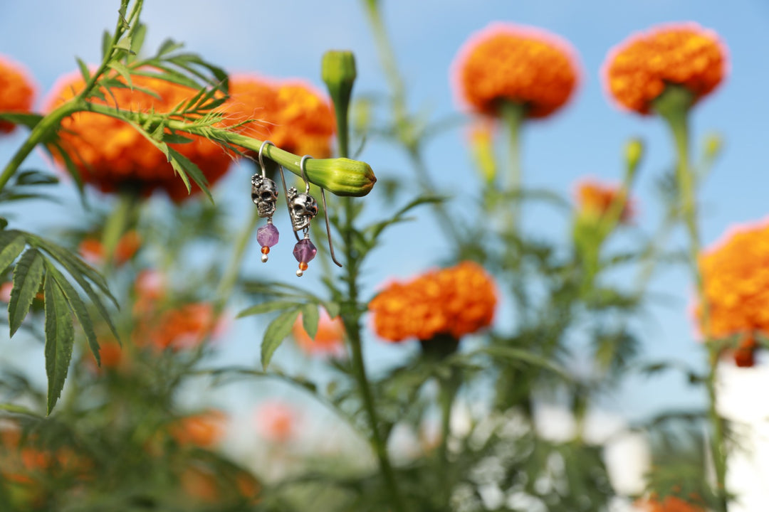 Aretes Calavera