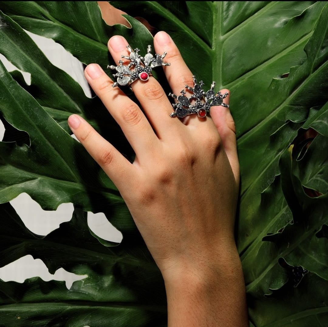 Anillo Abanico de Nopales