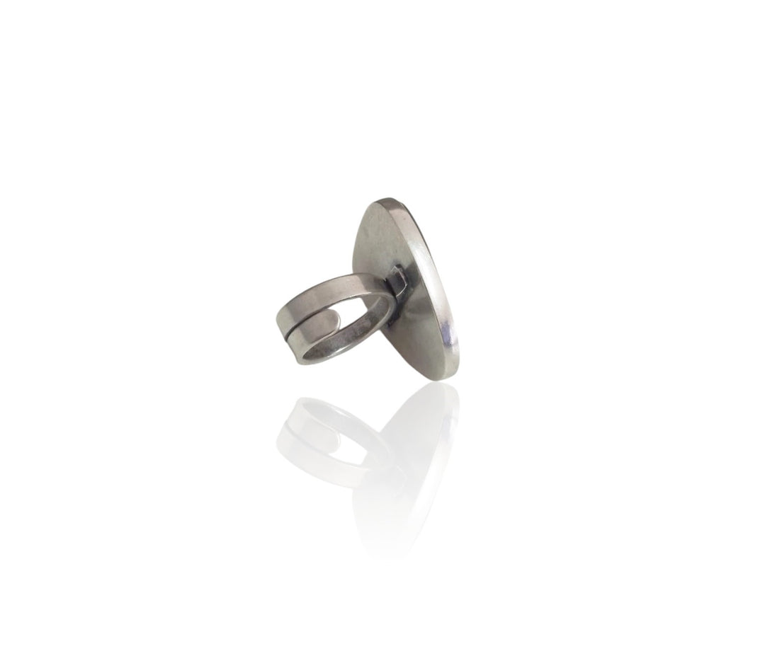 Amber Bezel Ring