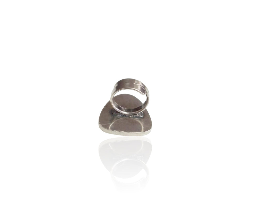 Amber Bezel Ring