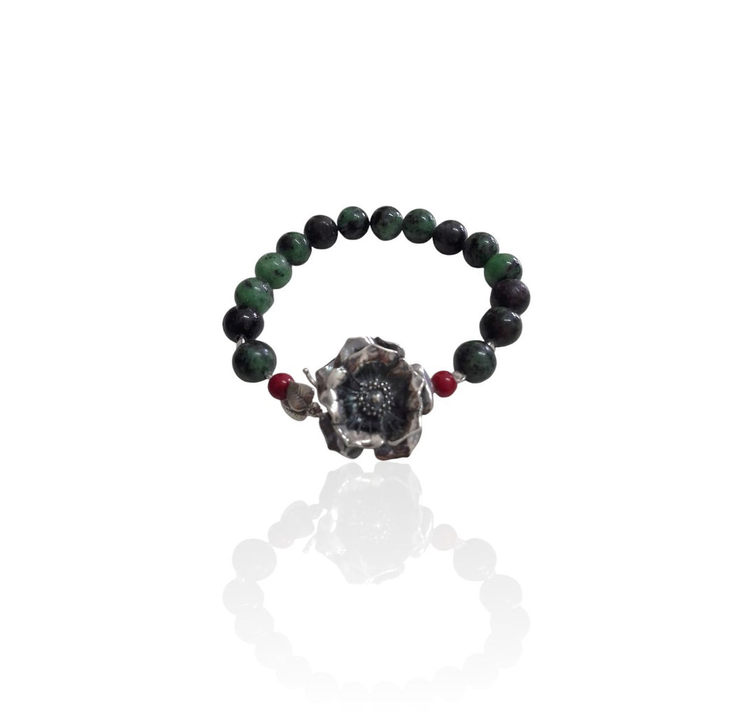 Pulsera Flor Cactus Mediana
