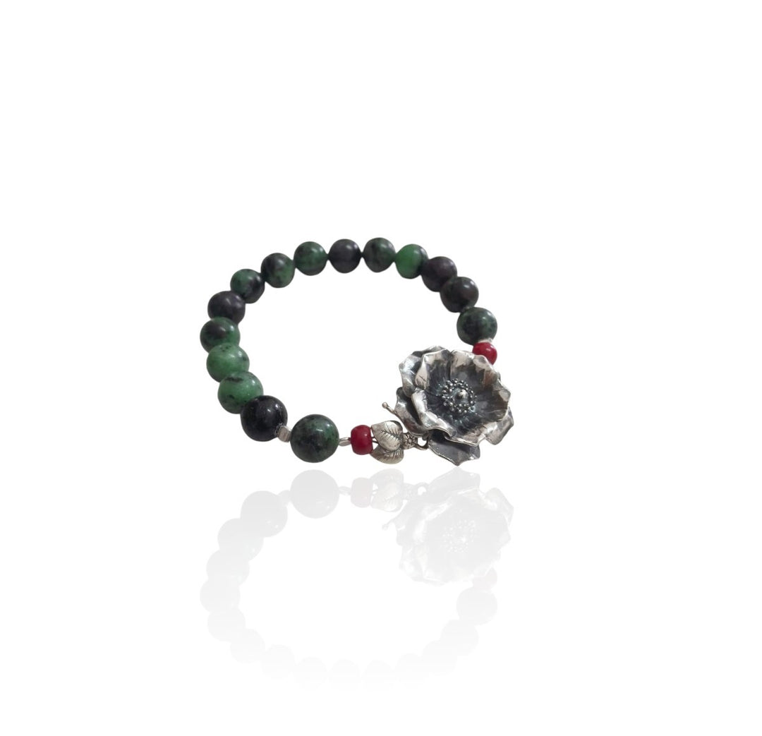 Pulsera Flor Cactus Mediana