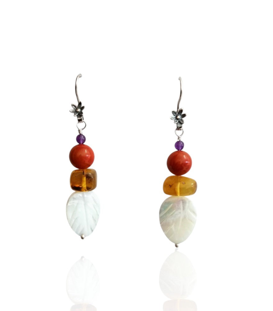 Mauve Glow Earrings