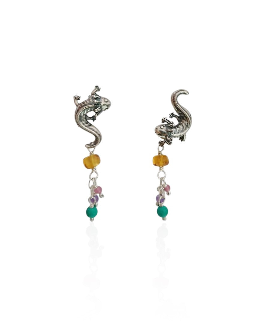 Aretes Ajolotes Chicos