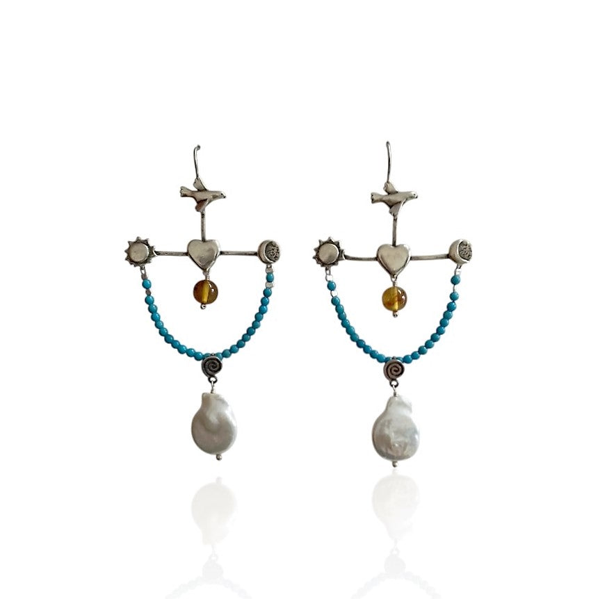 Aretes Veleta Paloma