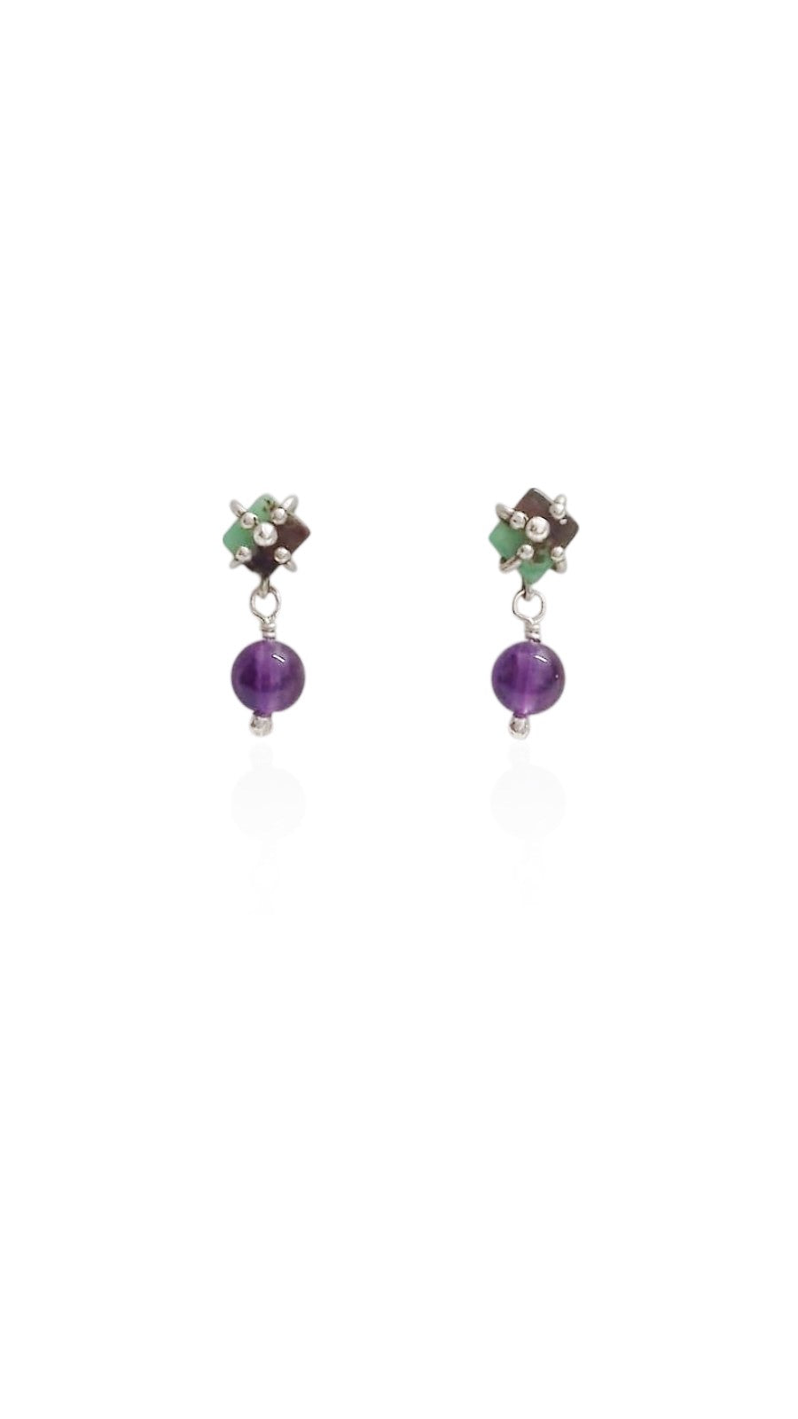 Aretes Rombo con X
