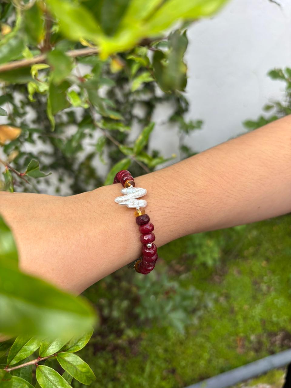 Pulsera Encanto de OrquÍdea