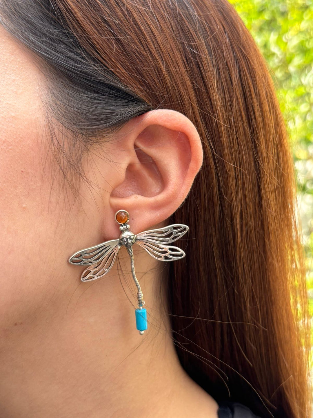 Aretes Libélulas con Rostro