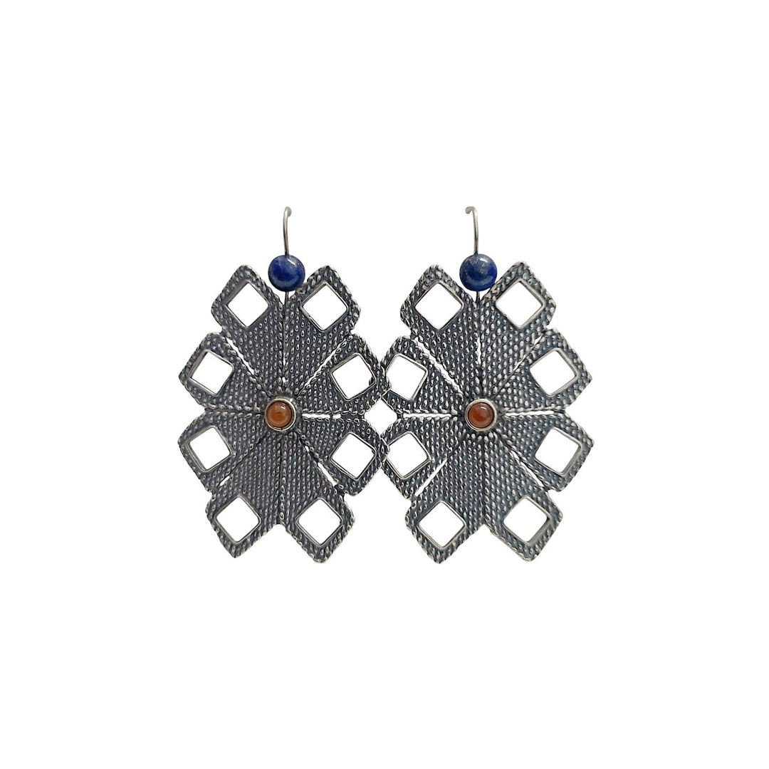 Aretes Flor Amuzgo Grande